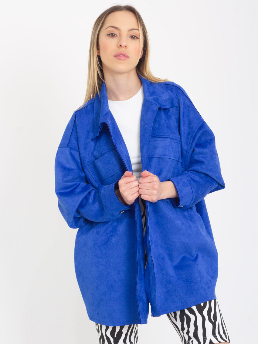 SOBRECAMISA MONSSE AZUL