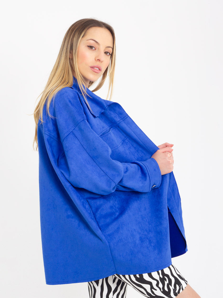 SOBRECAMISA MONSSE AZUL