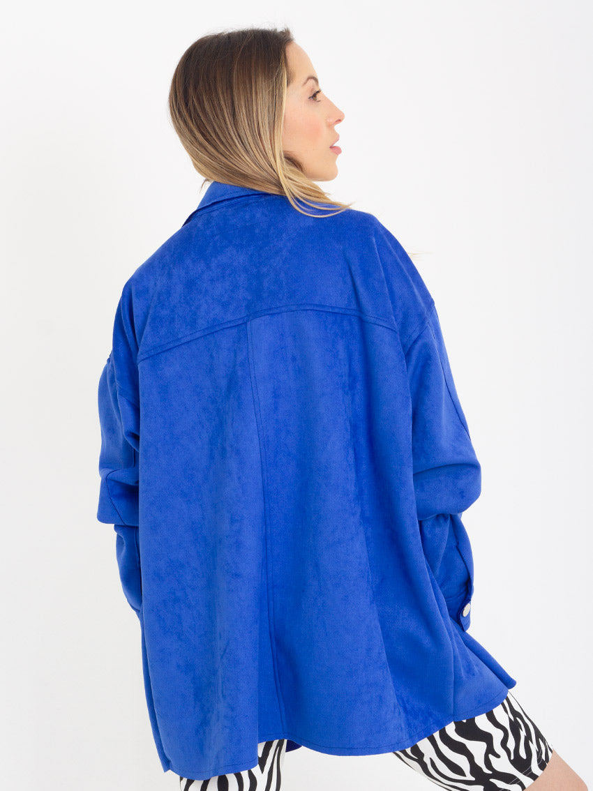 SOBRECAMISA MONSSE AZUL