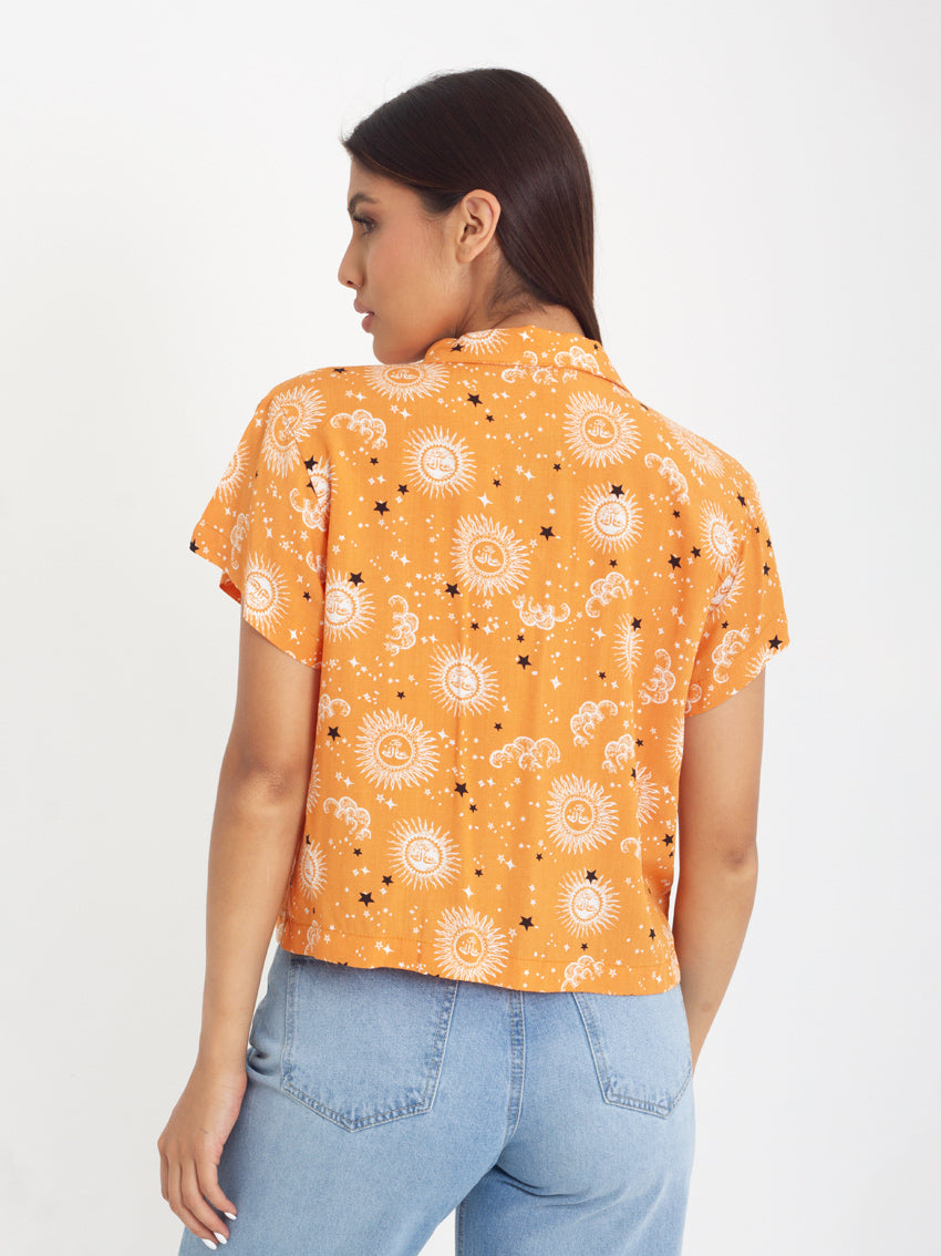 CAMISA CROP BEGONIA