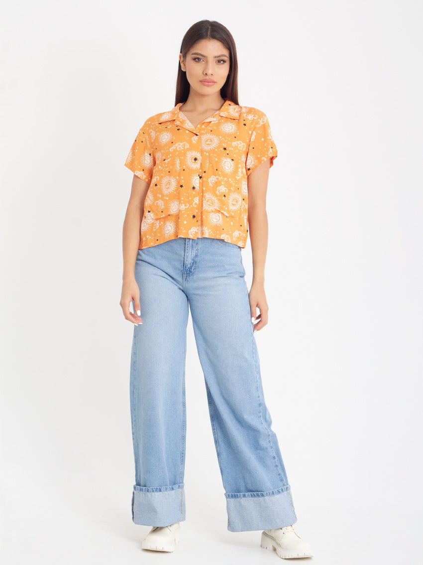 CAMISA CROP BEGONIA