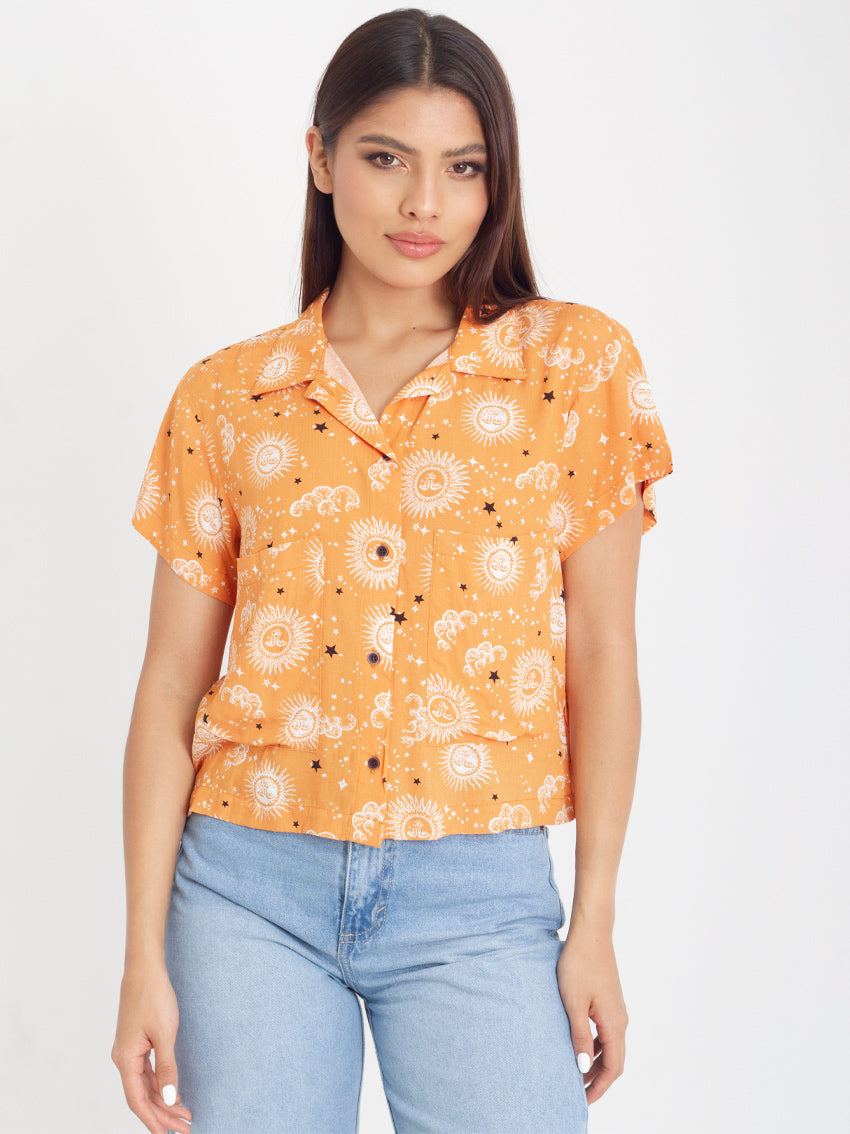 CAMISA CROP BEGONIA