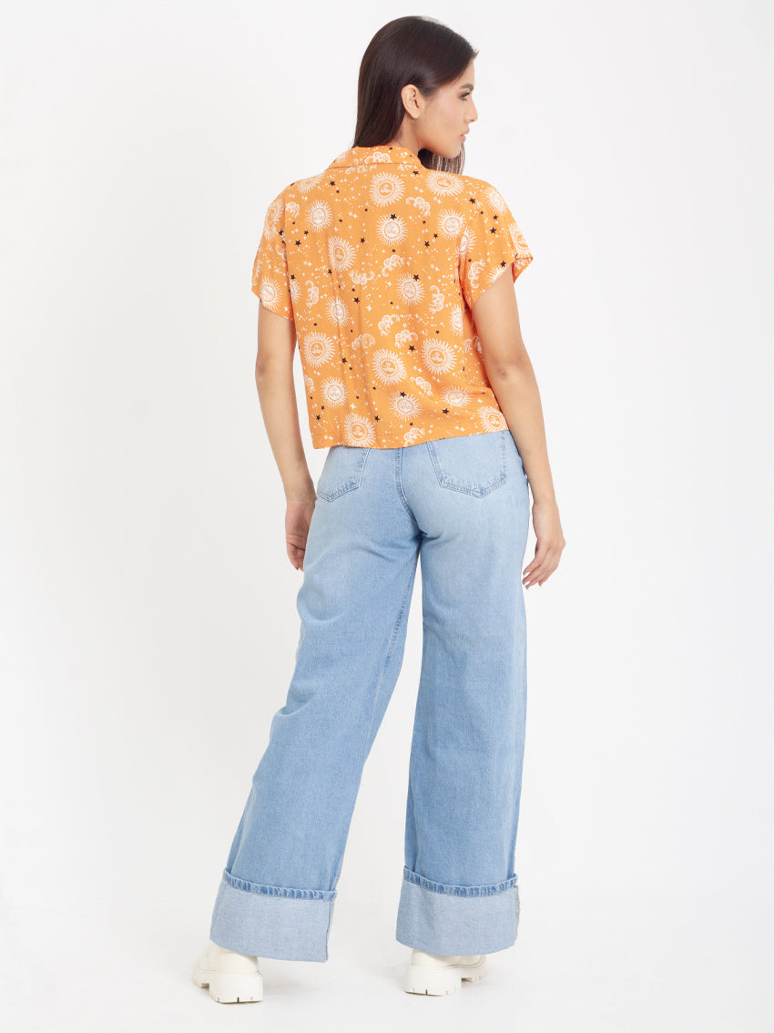 CAMISA CROP BEGONIA