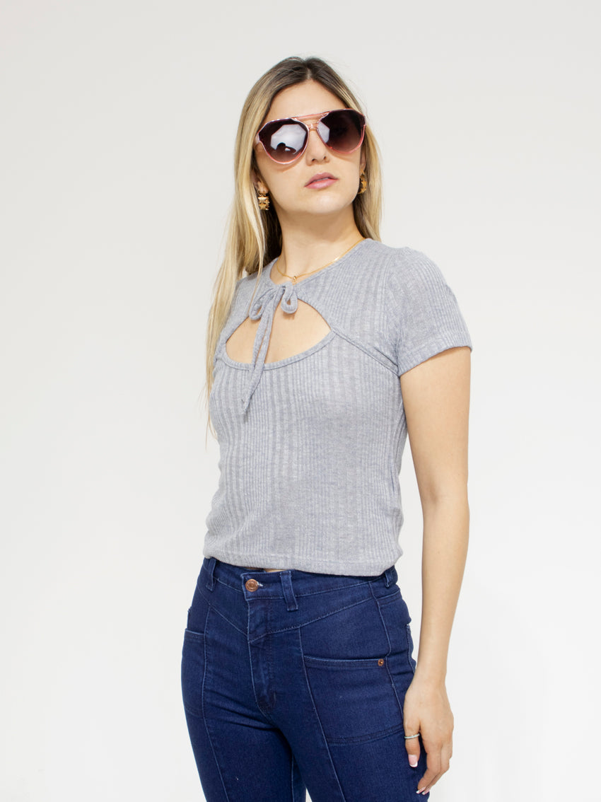 Blusa Escote Lasso