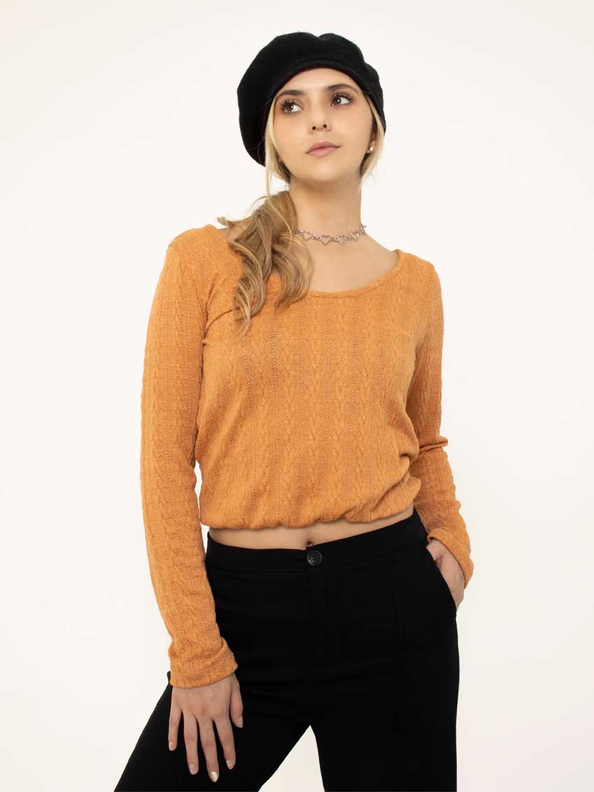 Blusa con Escote Cruzado Lydia.