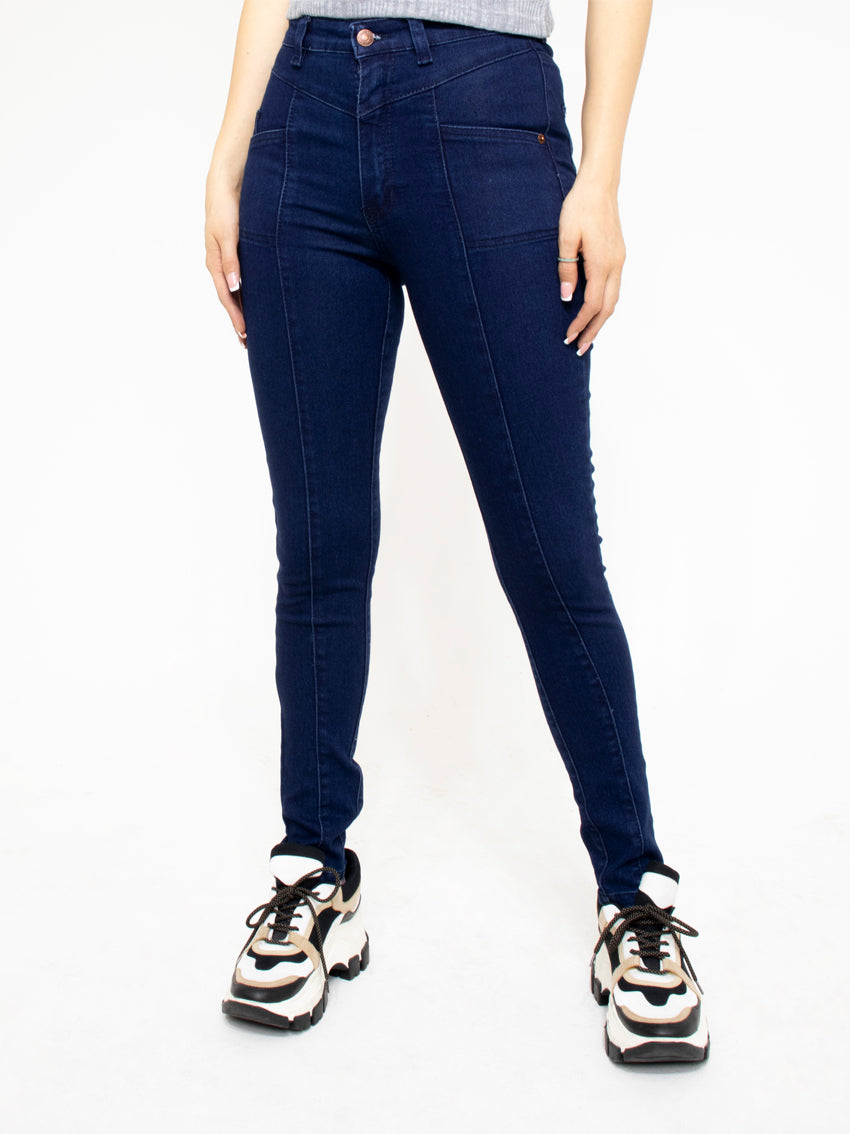 Jean Skinny con Cortes Pucca