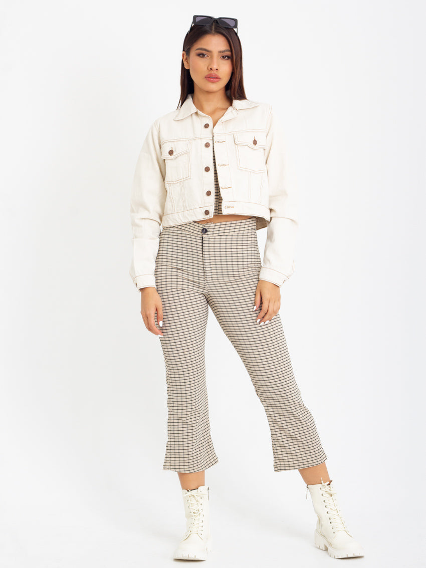 PANTALON BOTA FLARE RASMUS KAKI