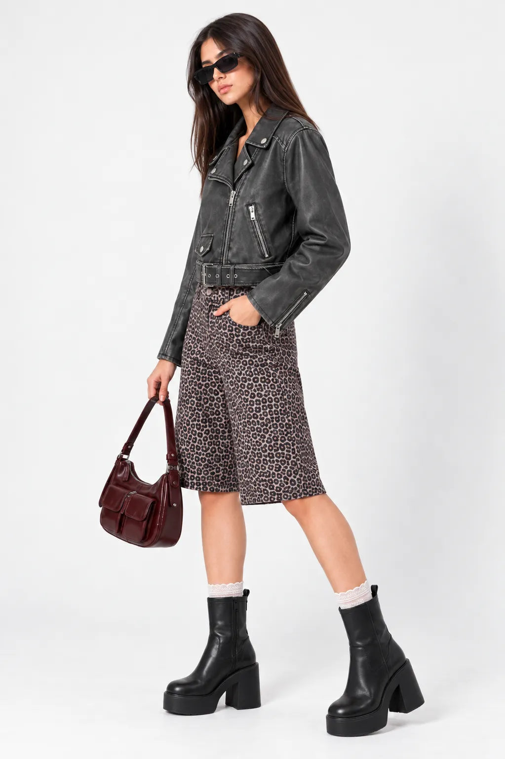24 CHAQUETA BIKER DESGASTADA TWO