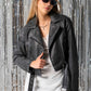 24 CHAQUETA BIKER EFECTO PIEL DESGASTADO