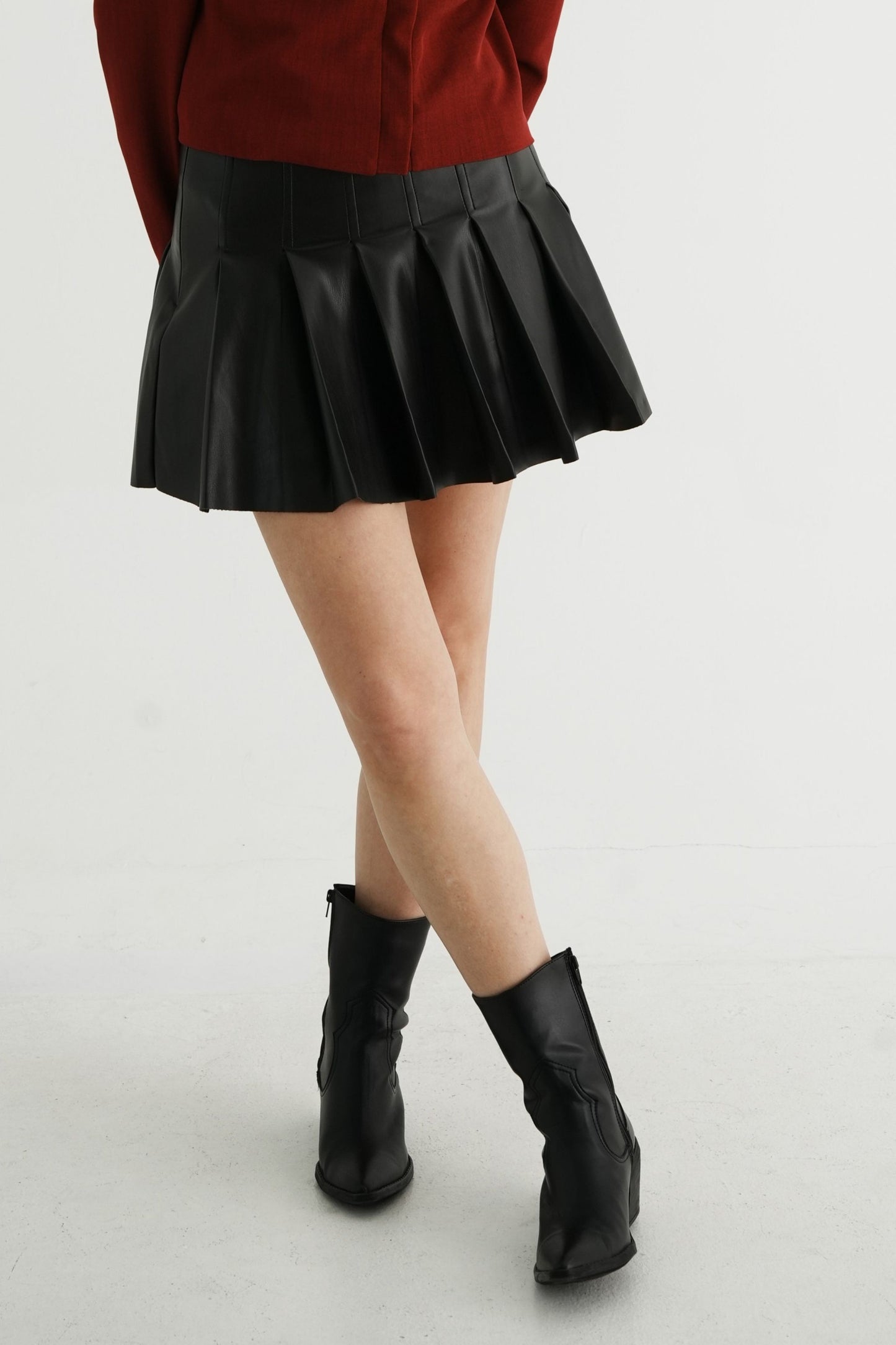 24 FALDA TABLAS EFECTO PIEL CATERINA ONE