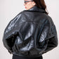 24 CHAQUETA BOMBER EFECTO PIEL DIMAS TWO