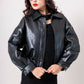 24 CHAQUETA BOMBER EFECTO PIEL DIMAS TWO