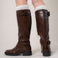 25 BOTAS ALTAS PLANAS 7891