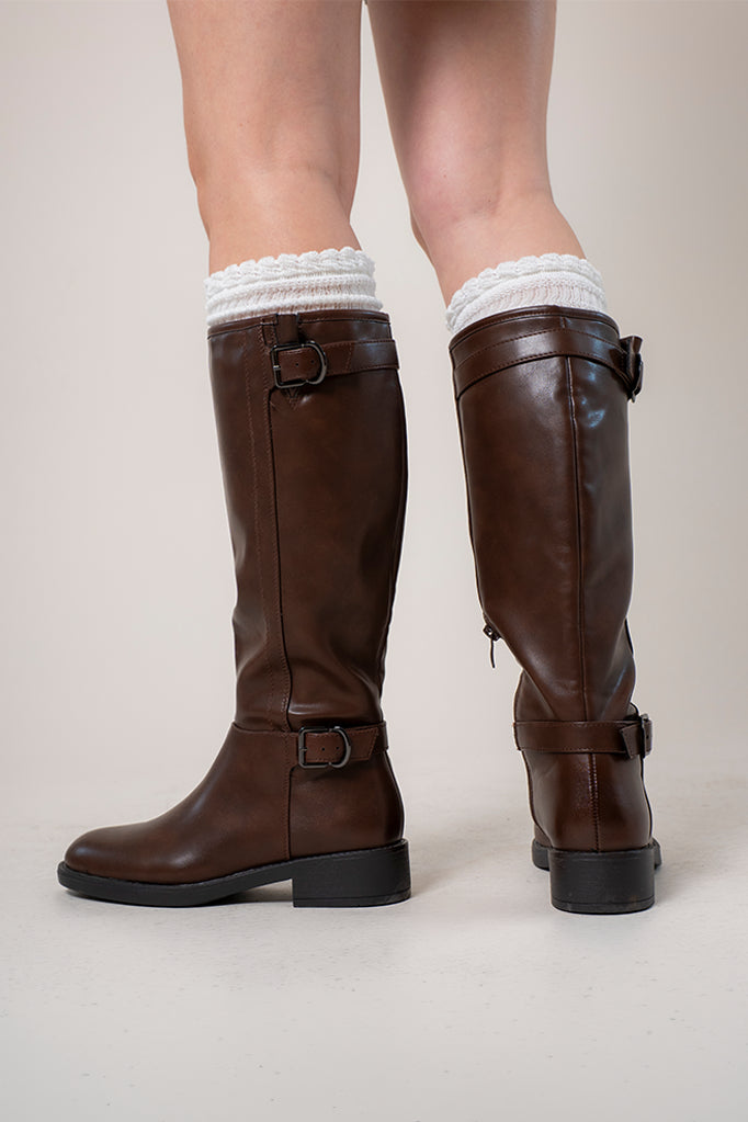 25 BOTAS ALTAS PLANAS 7891