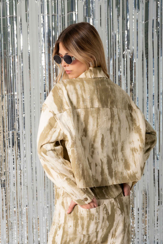 25 CHAQUETA CROP DENIM 7986