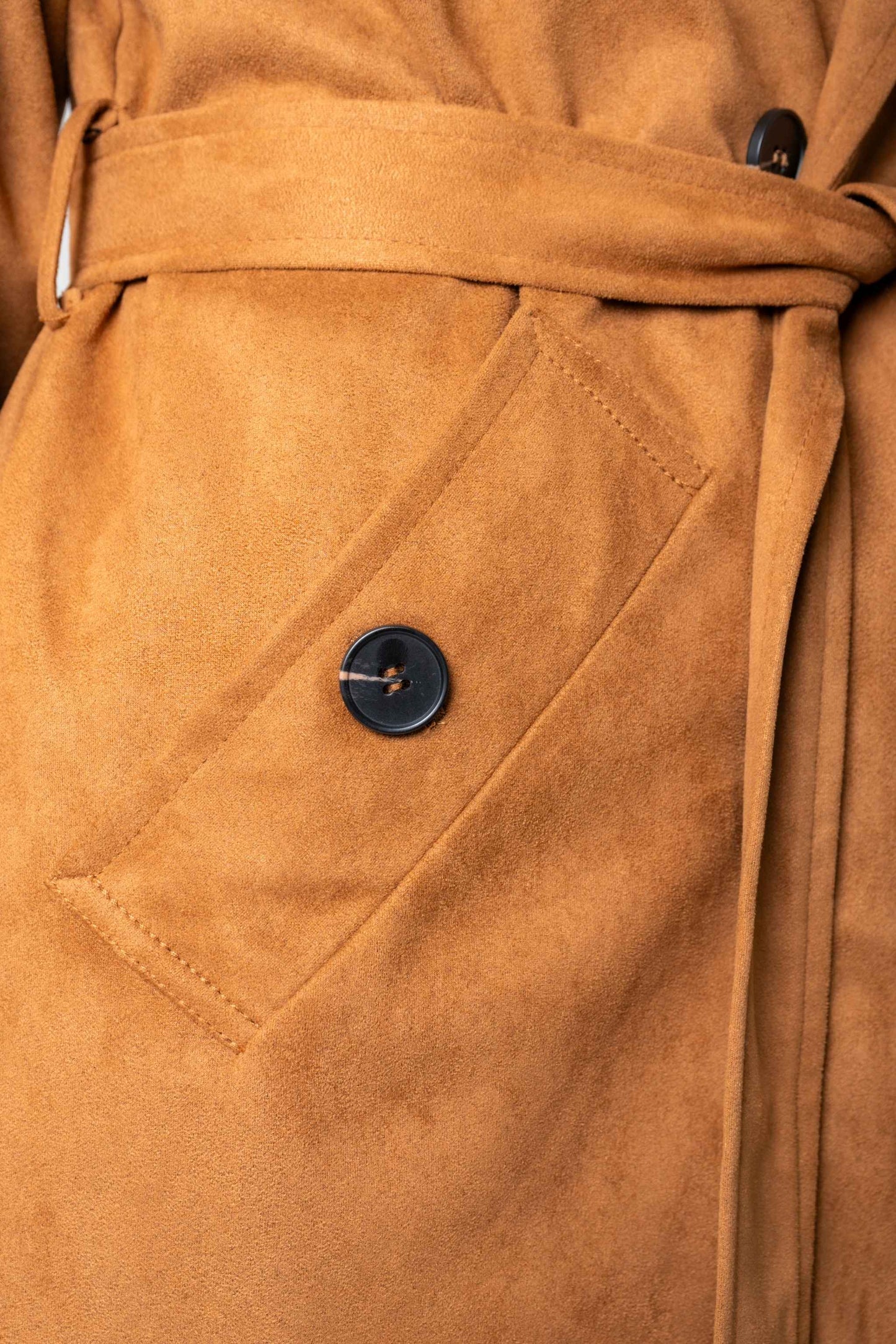 25 GABARDINA  LARGA GAMUZA 7898