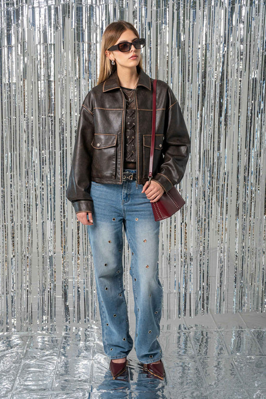 25 JEANS STRAIGHT OJALETES 7946