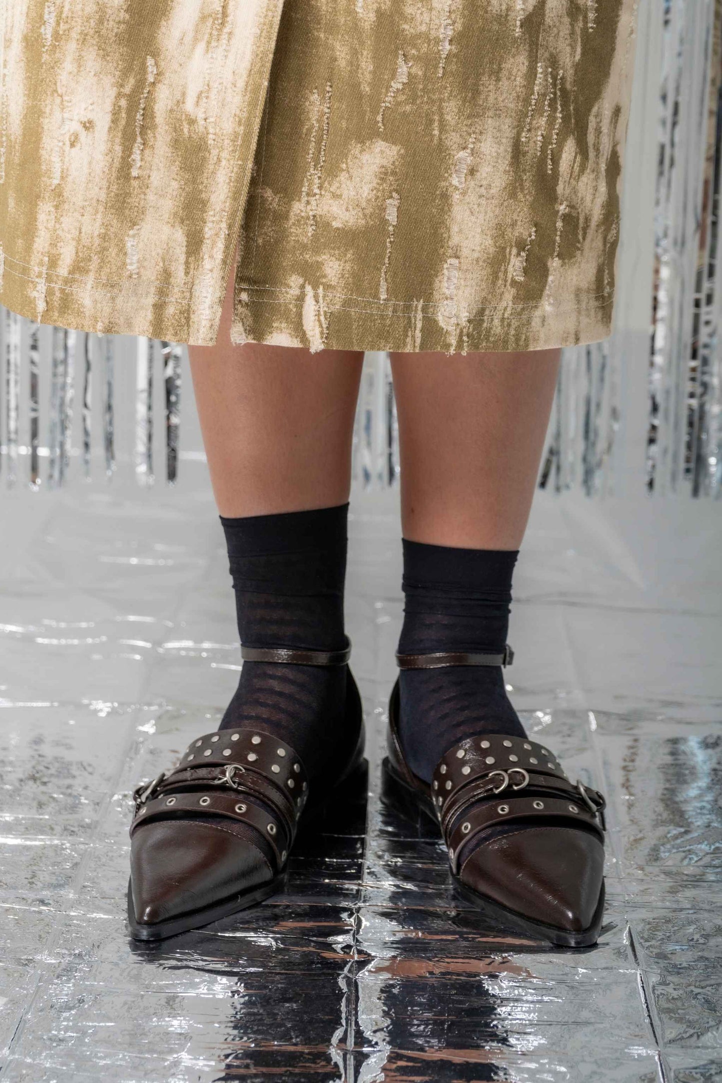 25 ZAPATOS PLANOS TACHES 7878