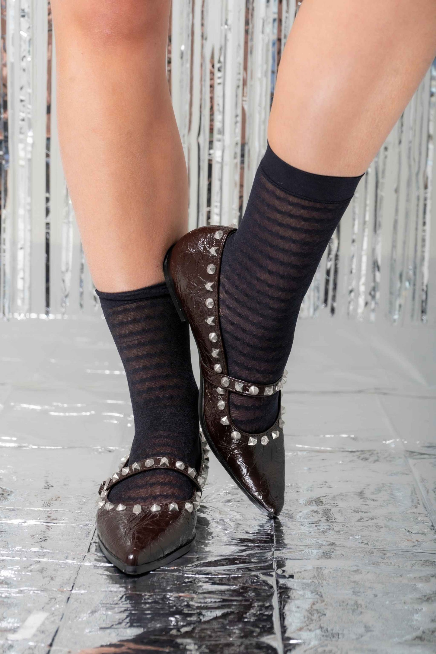 25 ZAPATOS PLANOS TACHES 7879