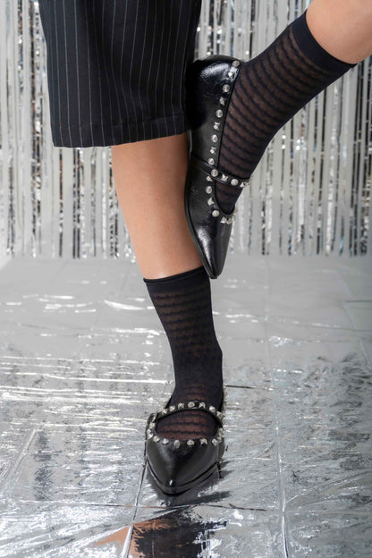 25 ZAPATOS PLANOS TACHES 7879
