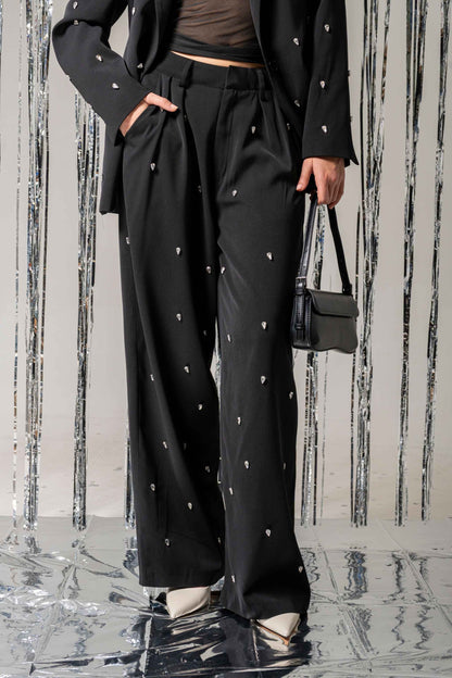 25 PANTALON VESTIR APLIQUES 7822