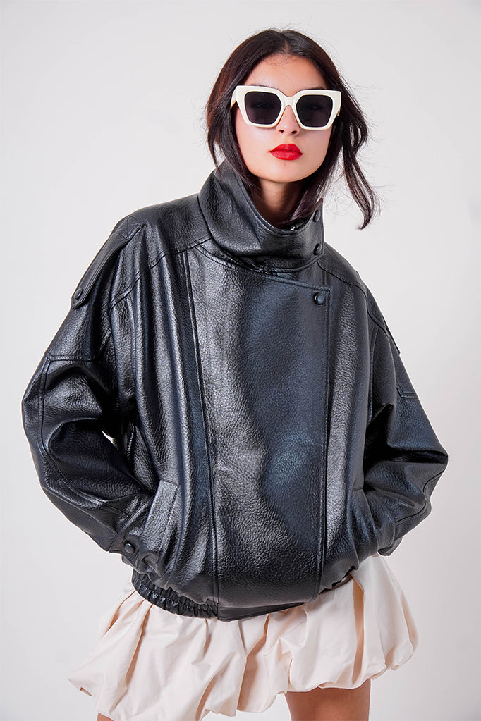 26 CHAQUETA BIKER EFECTO PIEL 8756.