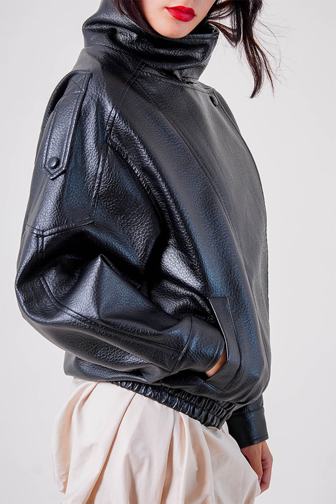 26 CHAQUETA BIKER EFECTO PIEL 8756.