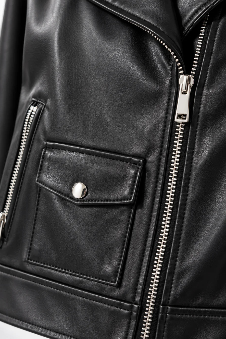 26 CHAQUETA BIKER EFECTO PIEL 8761