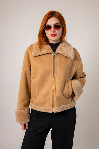 26 CHAQUETA CREMALLERA SUEDE 8772