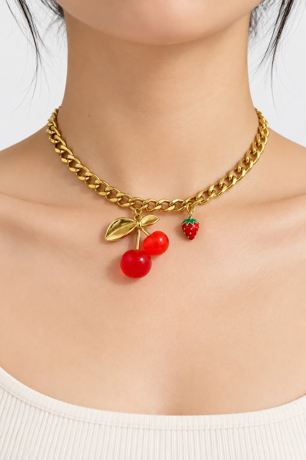 26 COLLAR CEREZAS 8826.