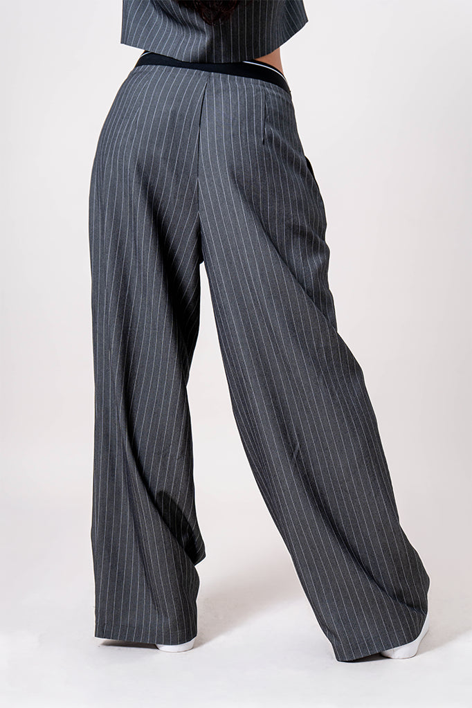 26 PANTALON RAYAS CINTURA ELASTICA 8786.