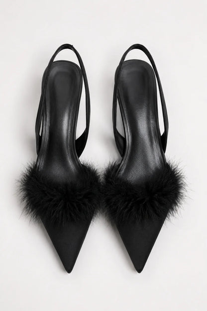 26 ZAPATO TACON PLUMAS 8967