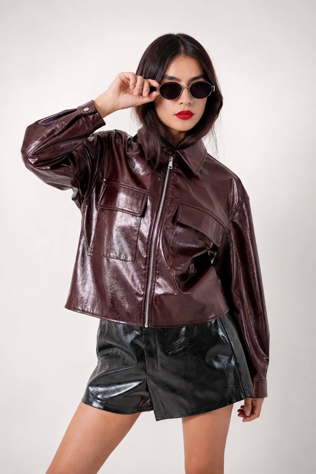 26 CHAQUETA EFECTO PIEL 8760