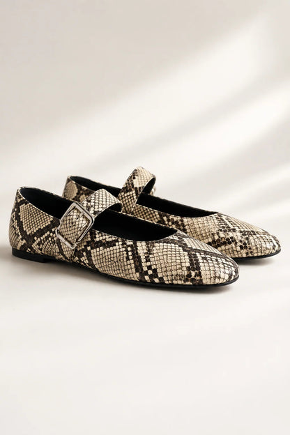 26 ZAPATO PLANO SNAKE 8964
