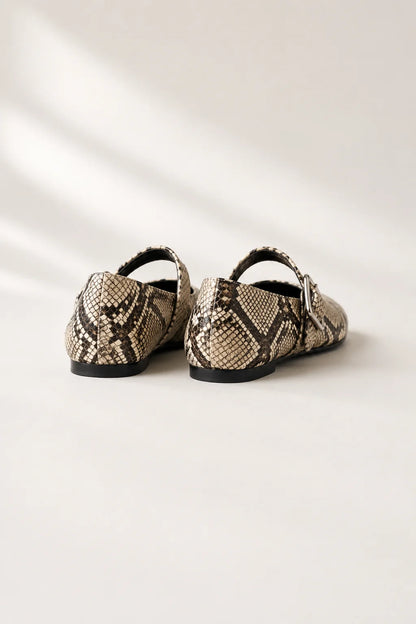 26 ZAPATO PLANO SNAKE 8964