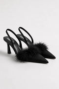 26 ZAPATO TACON PLUMAS 8967