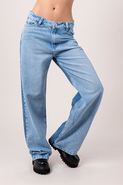 JEANS STRAIGHT CONTRASTE E-C 8604