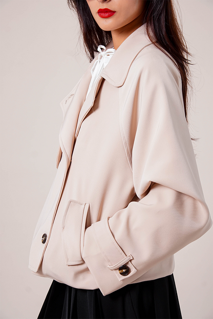 CHAQUETA TRENCH CORTA B-F 8369