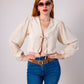 BLUSA FLUIDA BORDADA G-C 8509.