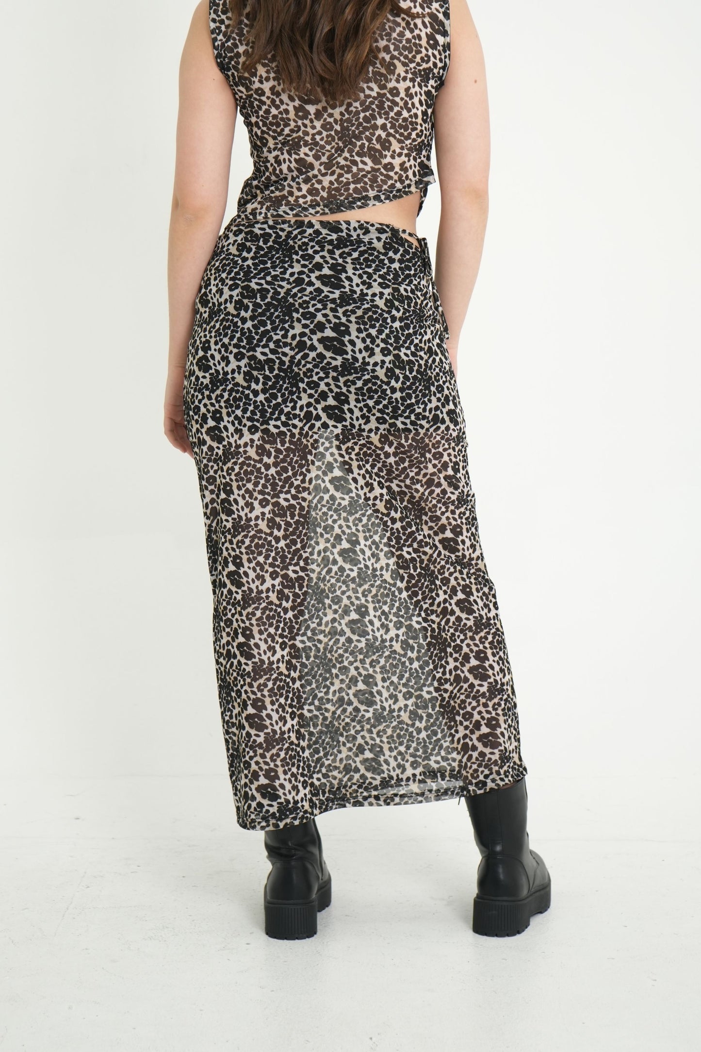 FALDA MIDI CUT OUT 7336