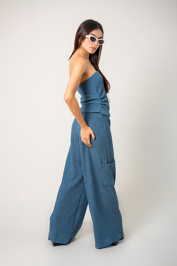 TOP STRAPLESS TEXTURA R-C 8711.