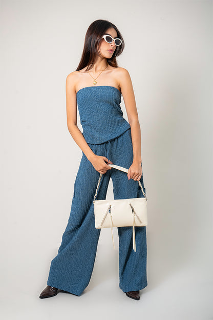 TOP STRAPLESS TEXTURA R-C 8711.