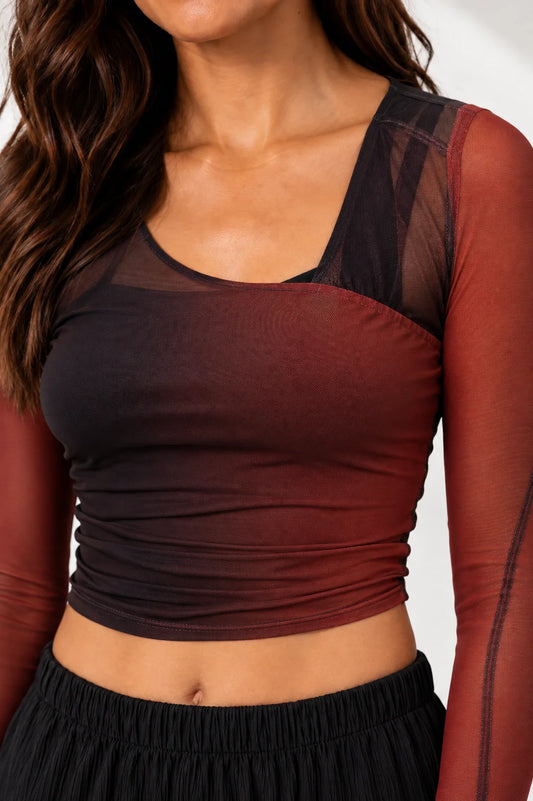 BH BLUSA ASIMETRICA MESH 7242
