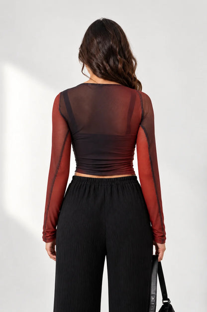 BH BLUSA ASIMETRICA MESH 7242
