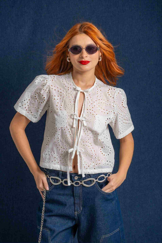 BLUSA BORDADA E-C 8518.