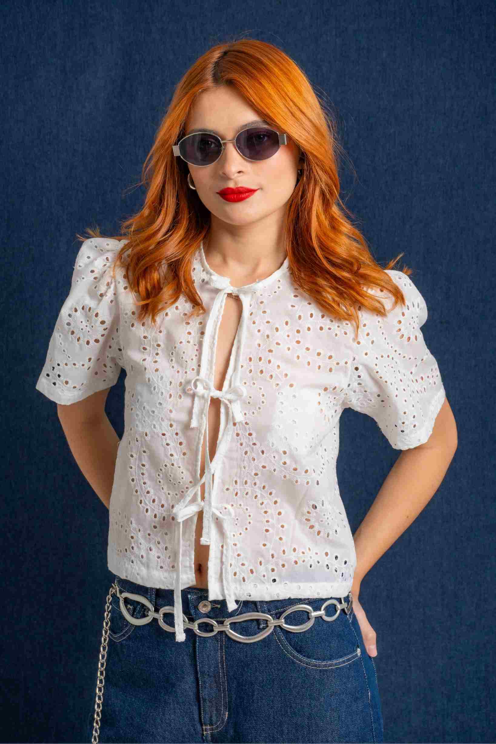BLUSA BORDADA E-C 8518.