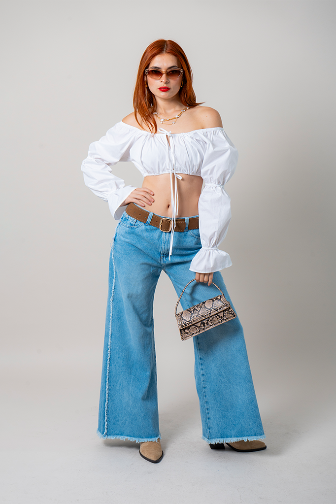 BH BLUSA CROP POPELINA 7192.