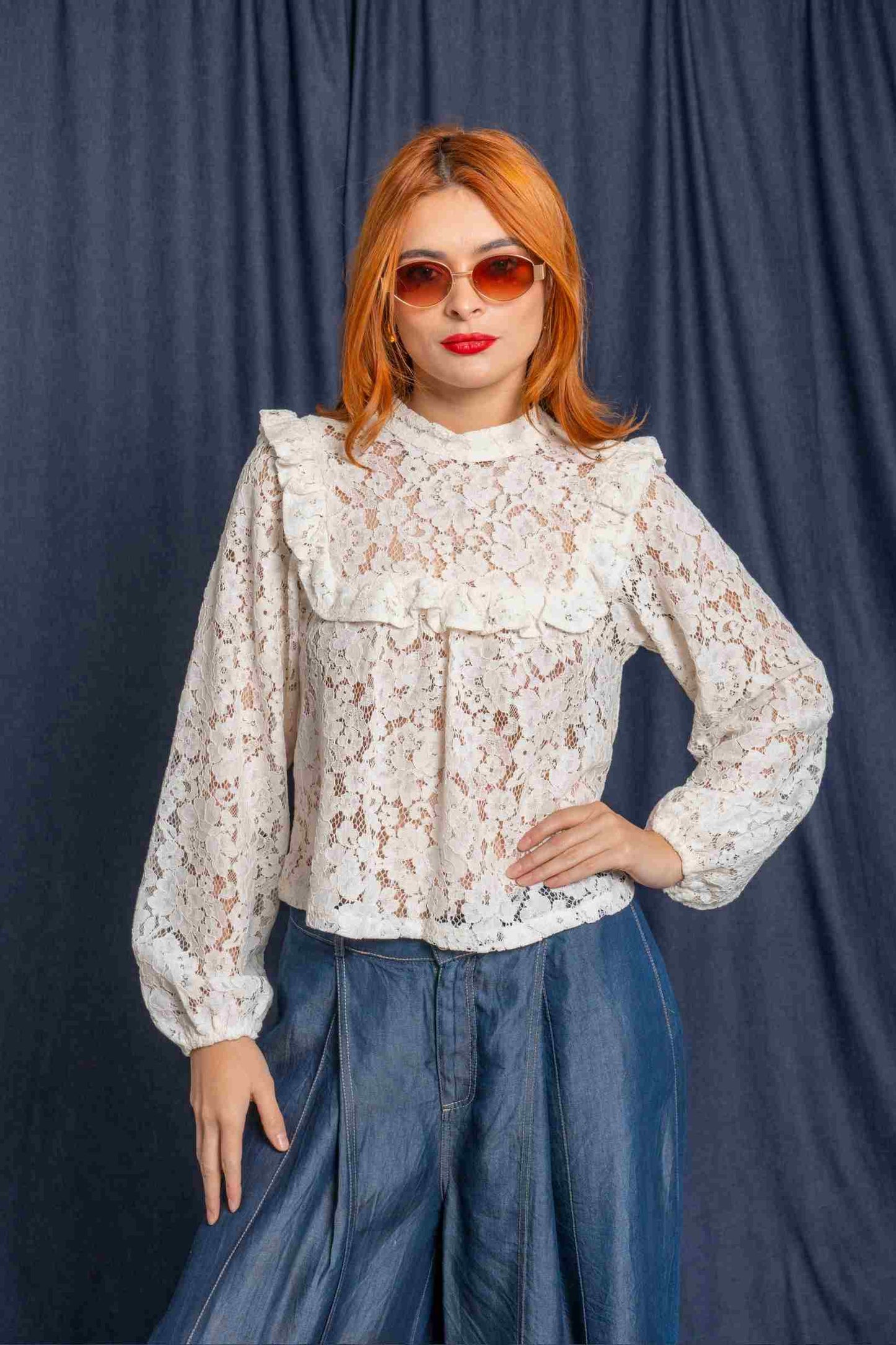 BLUSA ENCAJE B-C 8197