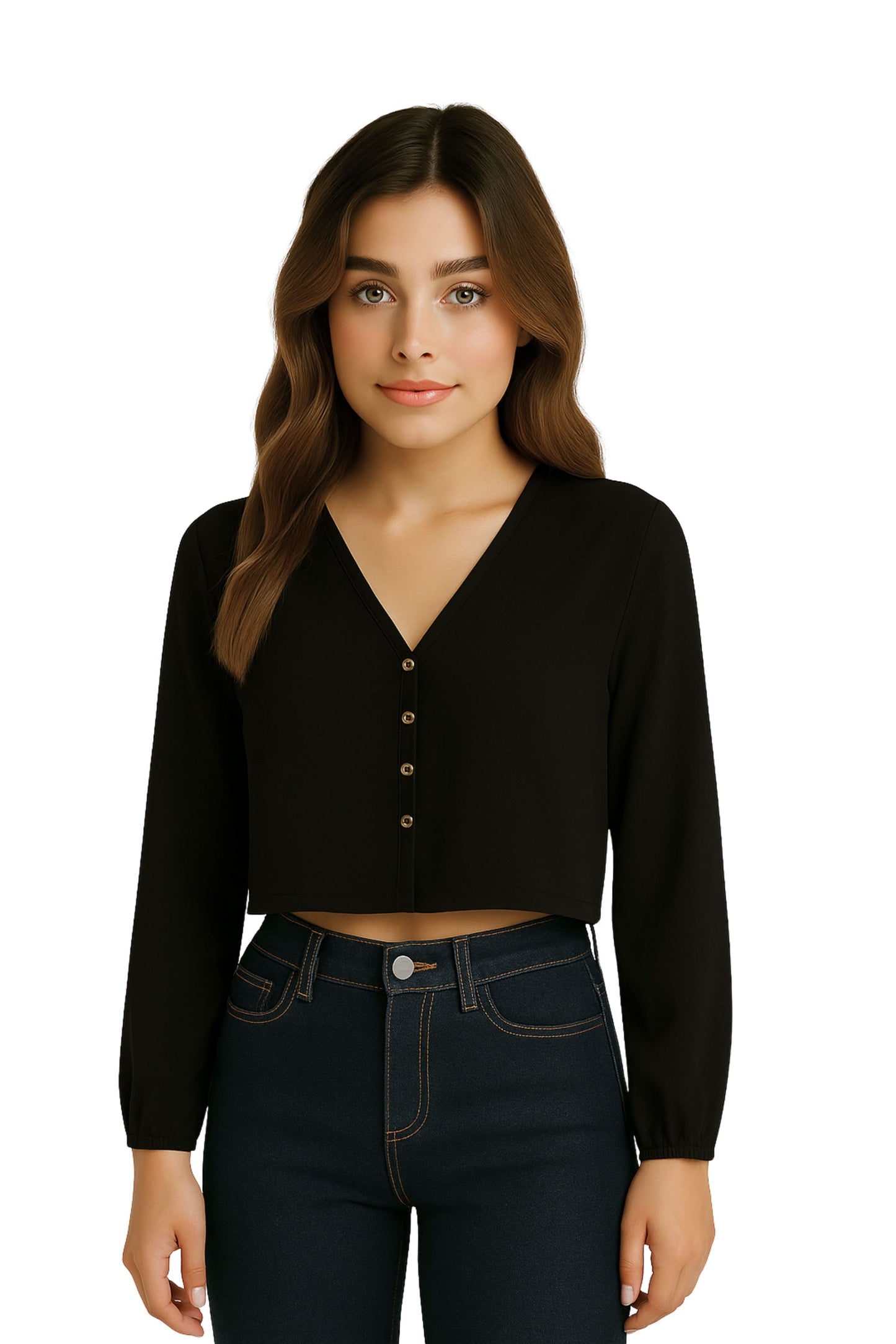 BH BLUSA FLUIDA CORTA 6884