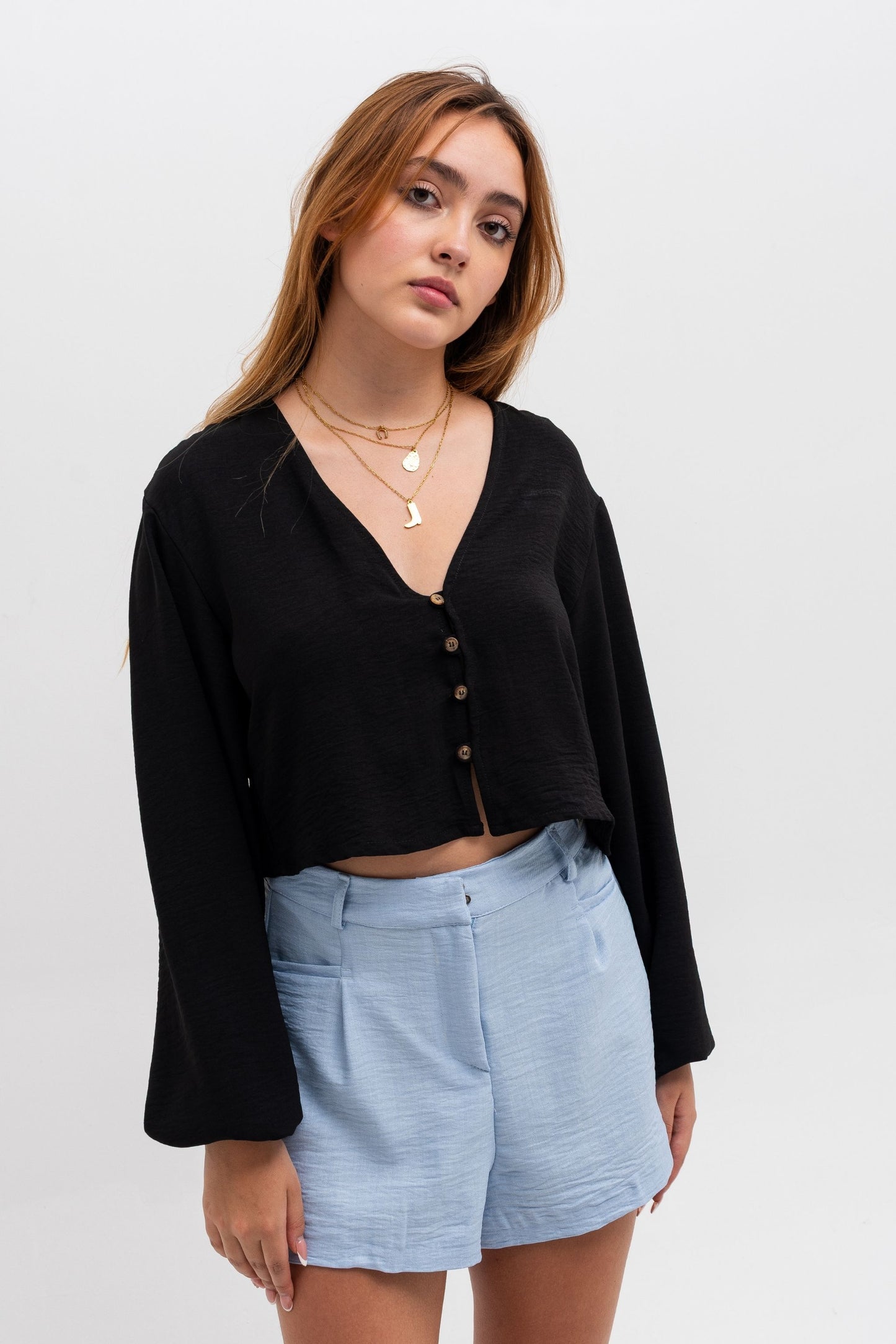 BH BLUSA FLUIDA CORTA 6884